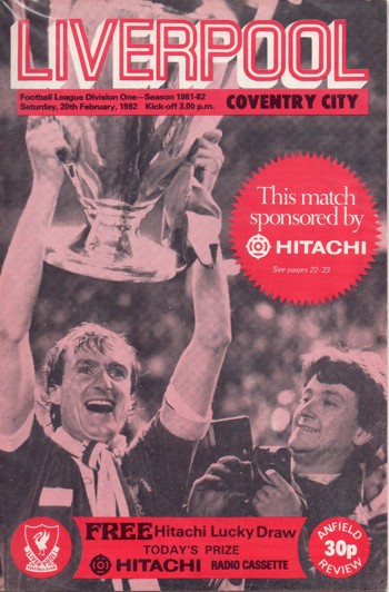 Match programme